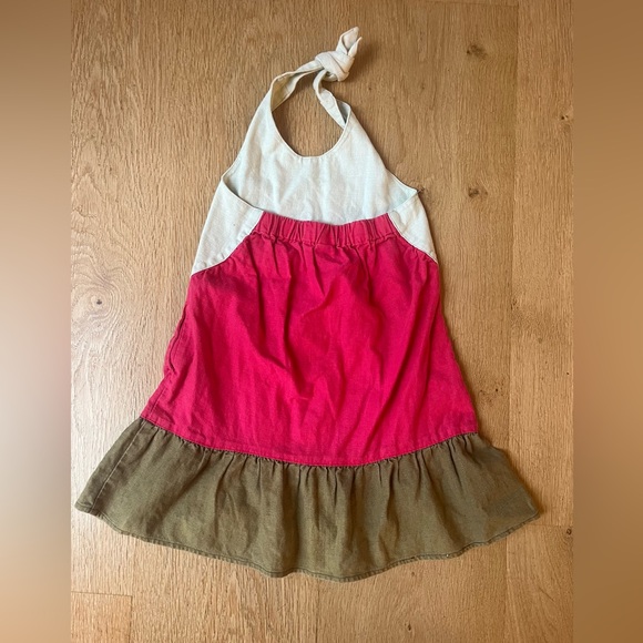 Tea Collection Dodi Linen Halter Dress - Picture 2 of 2